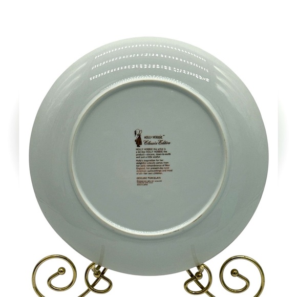 Vintage Holly Hobbie Collector Decorative Plate “It’s The Quiet Moments” - Picture 5 of 5